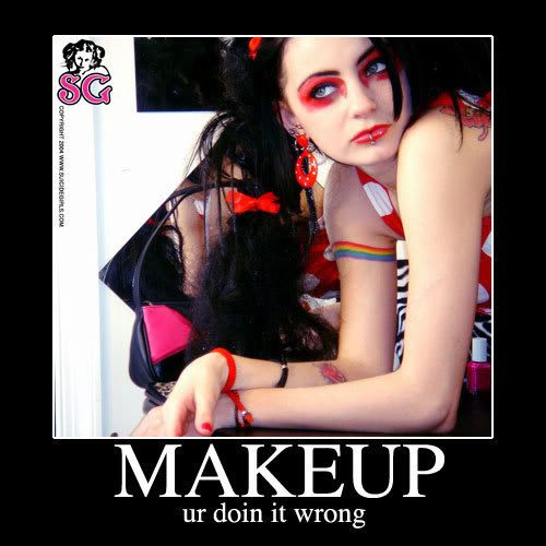 colorful scene makeup. colorful scene makeup. scene