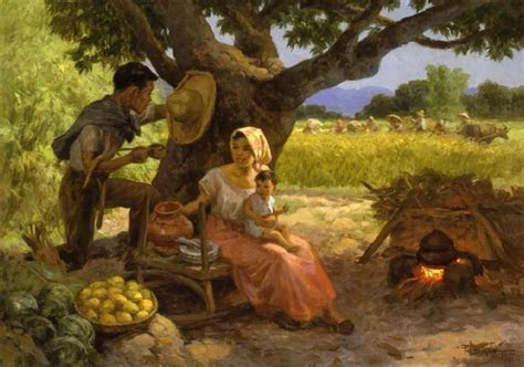 Rice planting (1922) was the favorite of the . Fernando Amorsolo | Genre painter | Tutt'Art@ | Pittura