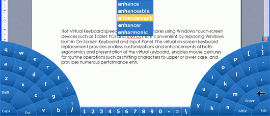 UMPC Virtual Keyboard