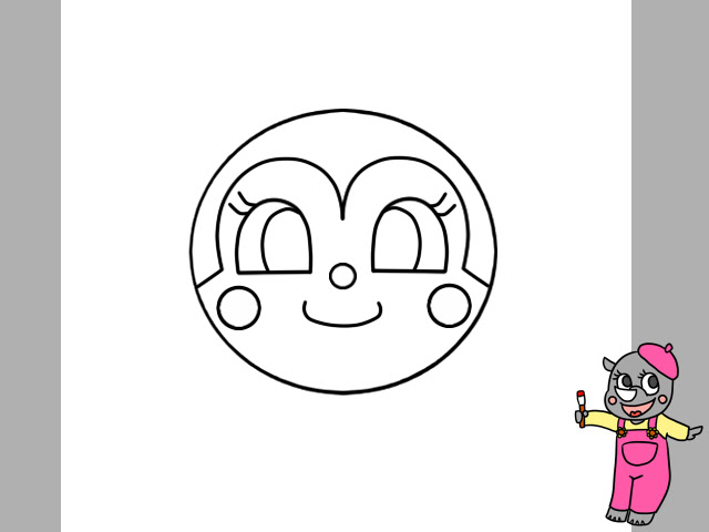 アンパンマン イラスト 手書き ディズニー パークチケット コンビニ4