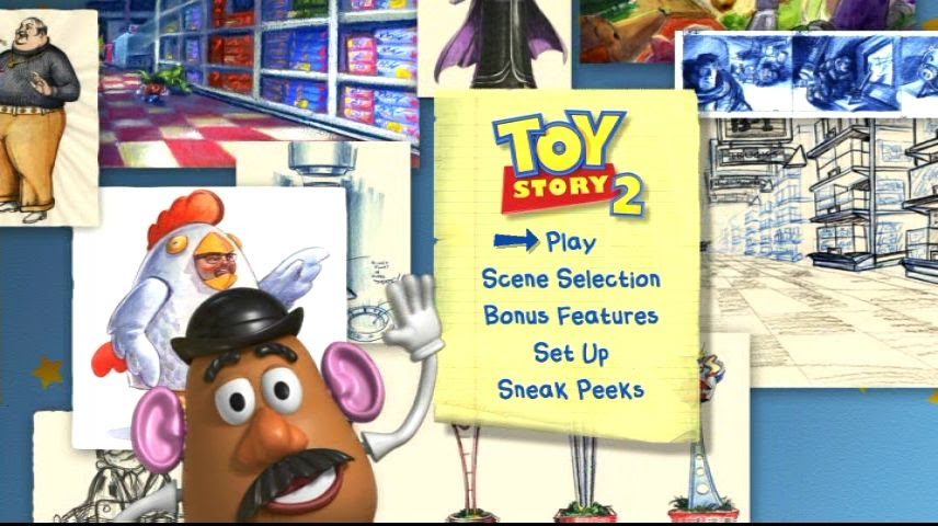 Toy Story 2 1999 Dvd Menus