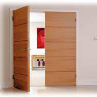 Jual Pintu  Double  Plywood  Teakwood Tripleks Murah Untuk 