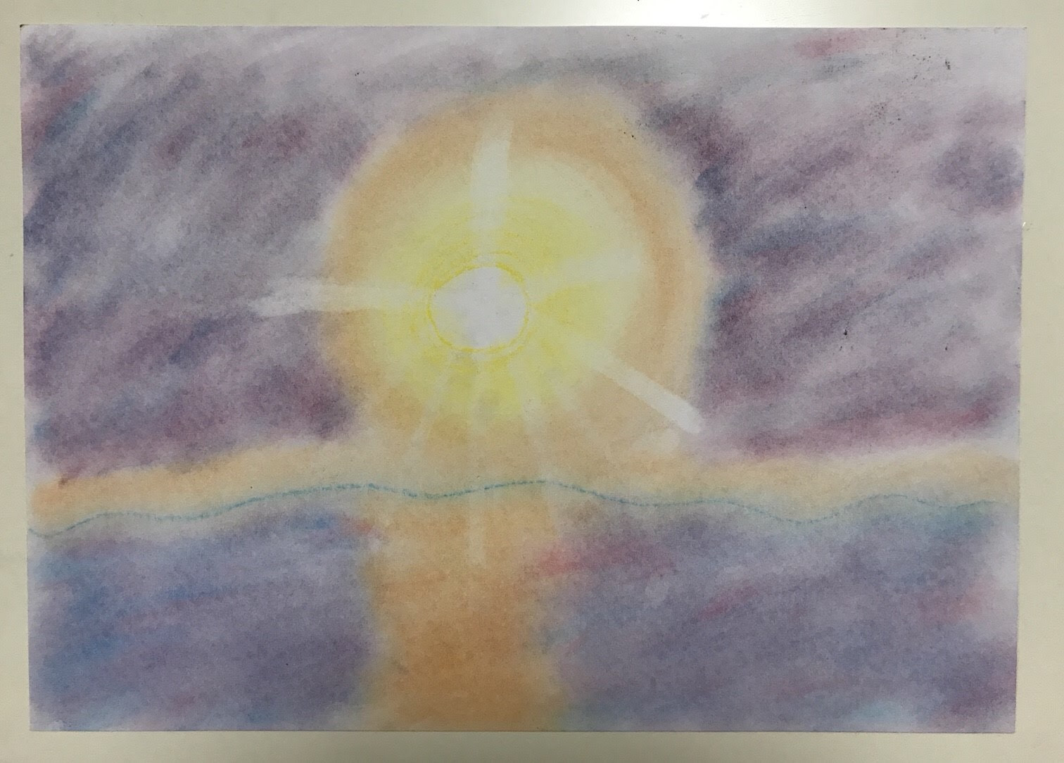 太陽の絵 しんゆり こどもの造形