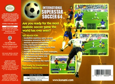 International Superstar Soccer 64 N64