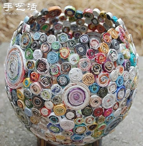 废纸DIY手工制作各种手工工艺品_手艺活网