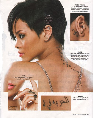 Rihanna Tattoo