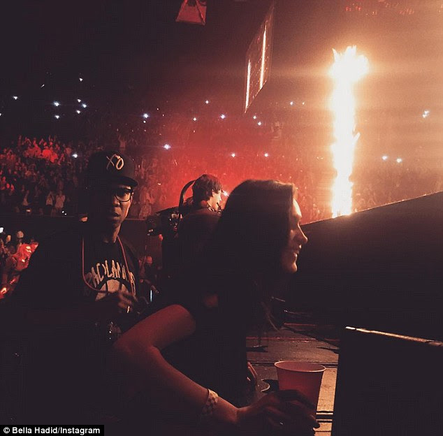 Former flames! On December 10 Bella shared an Instagram photo as she sat front row at The Weeknd's concert and wrote: '2nd night at the forum. Congrats @abelxo'