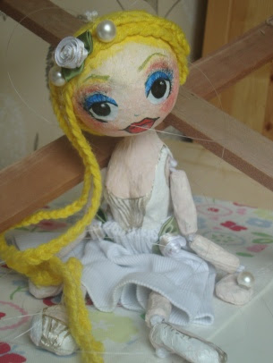 Paper mache marionette