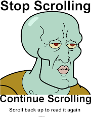 25+ Kekinian Squidward Meme