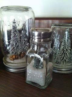 DIY Mason Jar Snowglobe