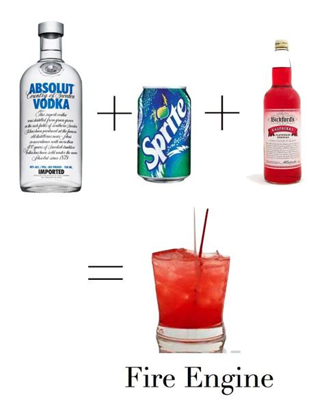 fire engine cooking cocktails cocktail recipes drinks