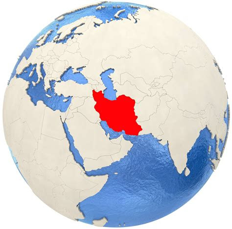 Location Of Iran On World Map