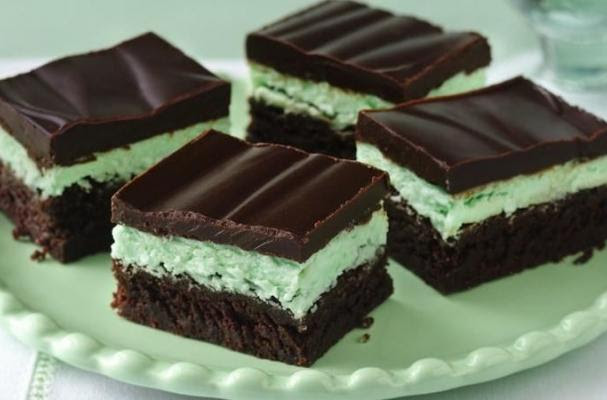 Foodista  St. Patrick's Day Chocolate Mint Brownies