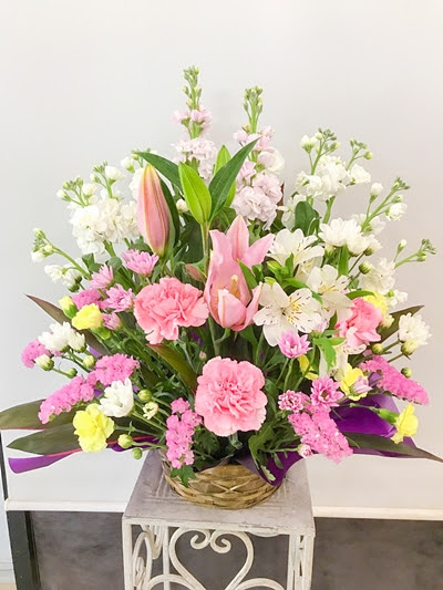 長野の花屋 ヌボー生花店 事例紹介 一周忌のお花