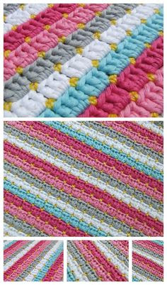 easy to follow blanket to crochet
