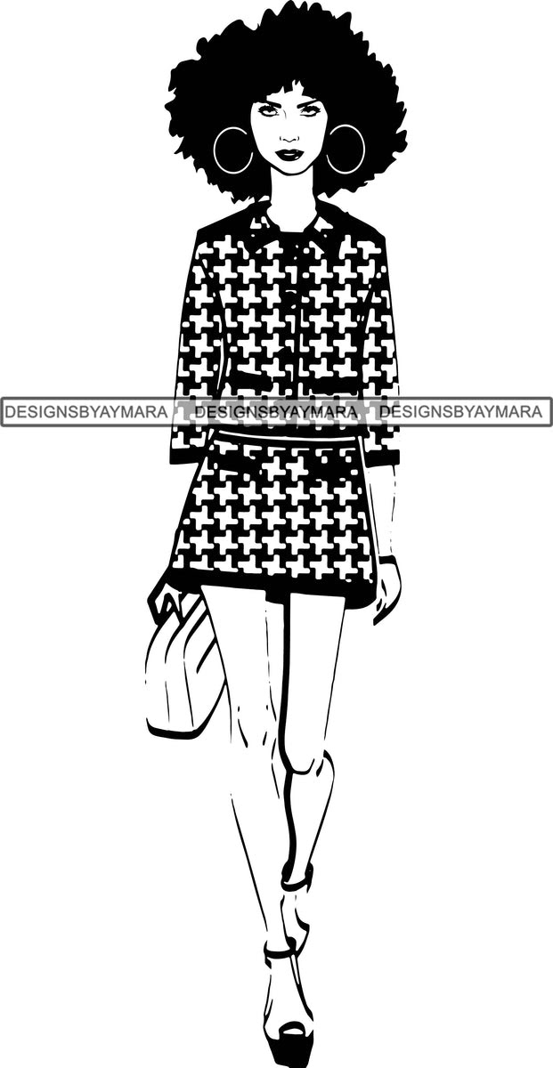 Download Afro Woman SVG Free Cut Files For Silhouettes and Cricut ...