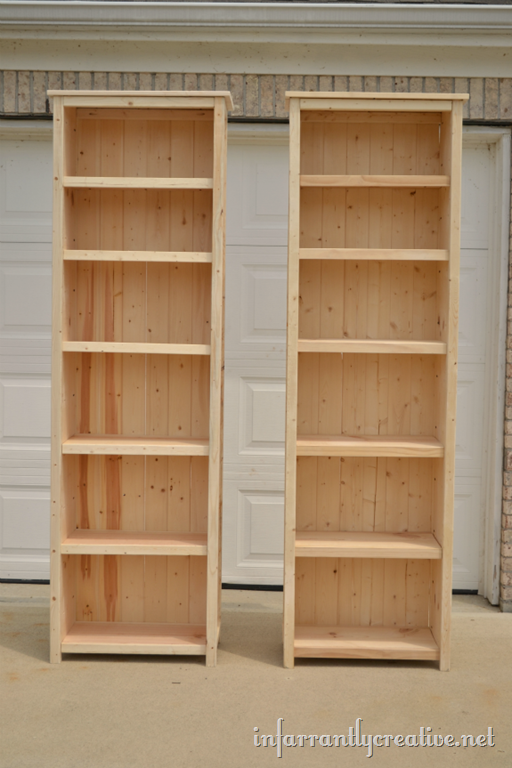Making Wood Bookshelves - Woodworking