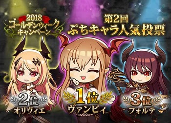 グラブル 人気投票により参戦が近そうな神バハ勢キャラ 人気上位にも関わらず最近影の薄いヴァンピィちゃん スマホアプリ攻略まとめアンテナ