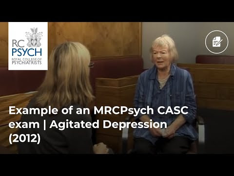 What is agitated depression