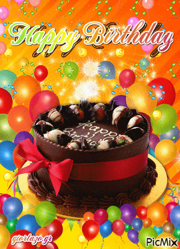 Chocolate Cake Happy Birthday Gif Pictures Photos And Images For Facebook Tumblr Pinterest And Twitter