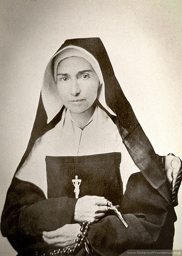 The shells inside of St. Anne's Shell Chapel were placed in the mortar by Sister Mary Joseph LeFer, sister of Sister St. Francis Xavier.