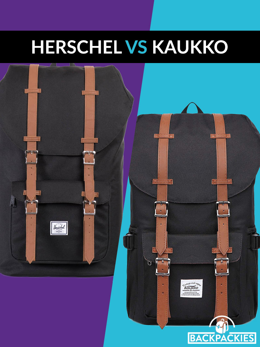 Kaukko Vs Herschel Backpack Comparison What S The Difference Backpackies