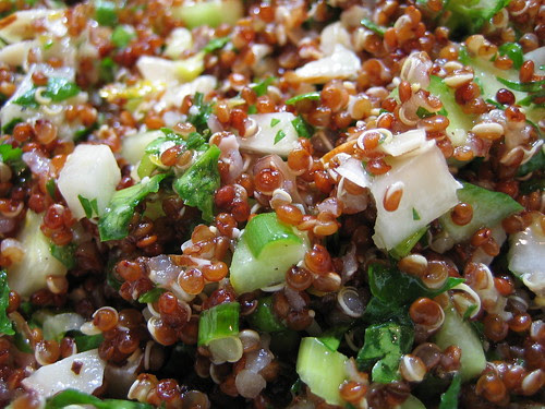 Red Quinoa Tabbouleh