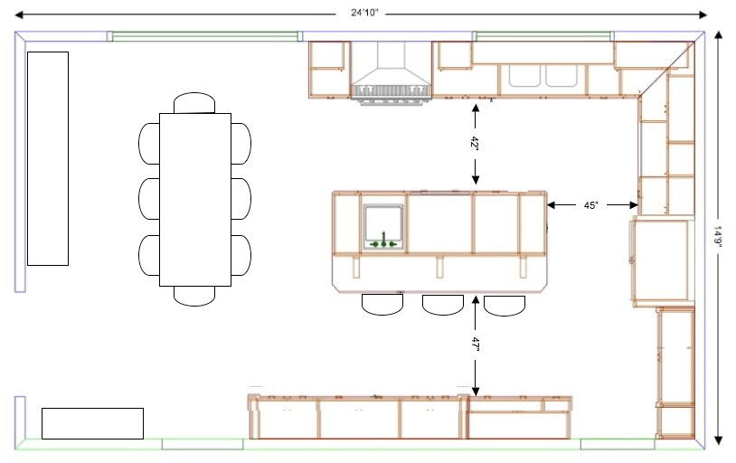 Peninsula Kitchen Layout | Kitchen Layout & Decor Ideas