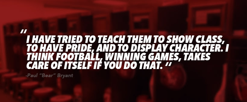 Top 10 Greatest Paul 'Bear' Bryant Quotes - Yellowhammer 