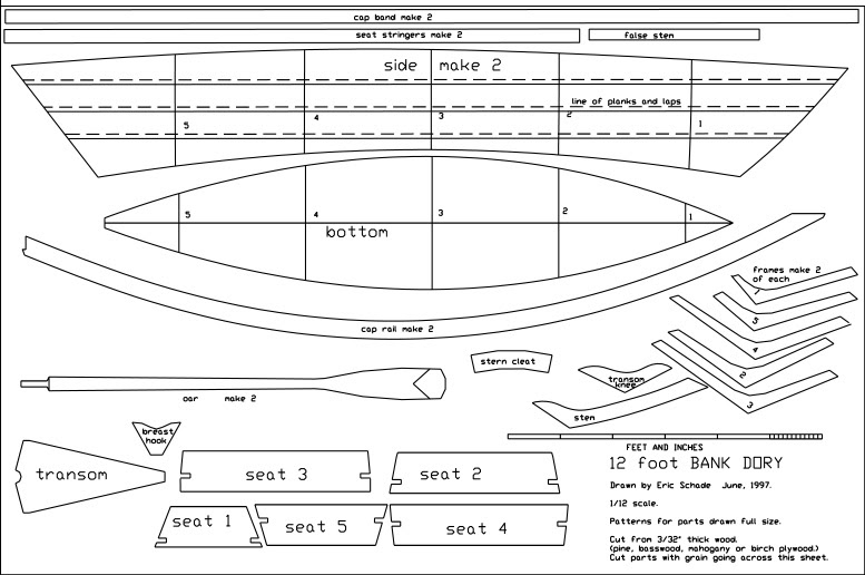 dory supply 16 amberjack iain oughtred light swampscott dory lap