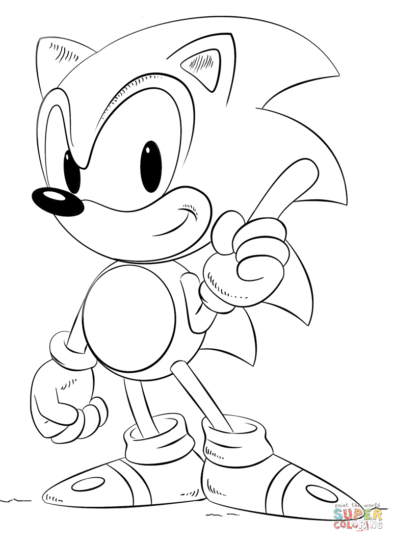 Sonic Coloring Pages Free Coloring Pages