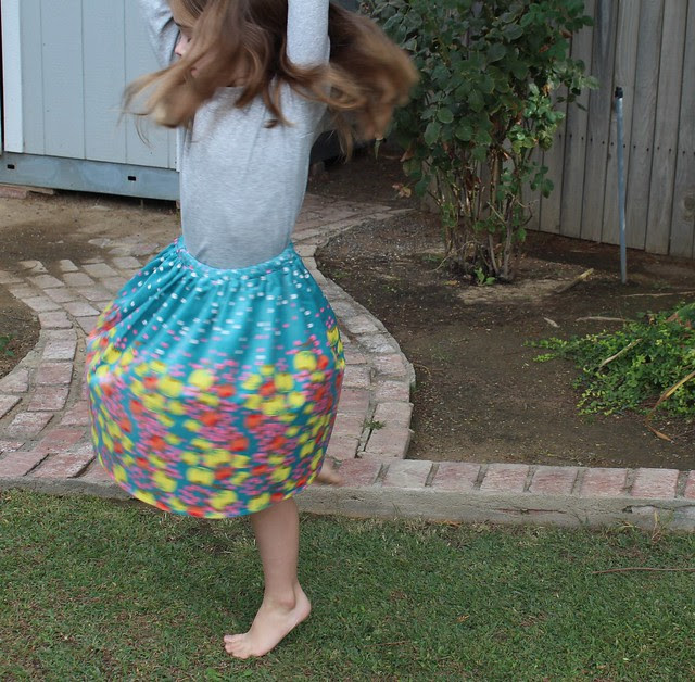 Simple Velveteen Skirt