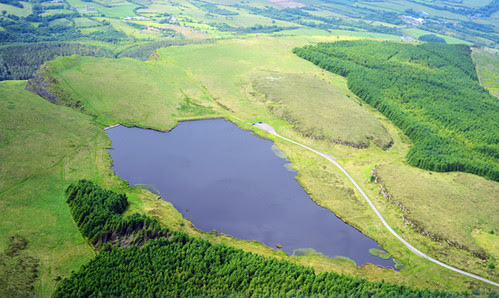 Binevenagh Lake, Glider View