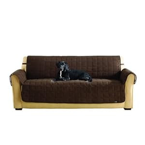 Amazon.com - Sure Fit Waterproof/Soft Suede Sofa Throw-Chocolate ...