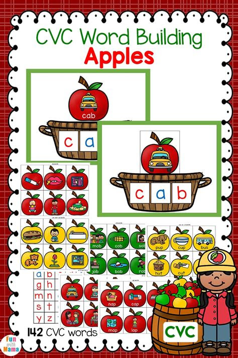 Webballoon phonics is a game which focuses on three letter words (cvc). cvc words with pictures apple themed fun with mama