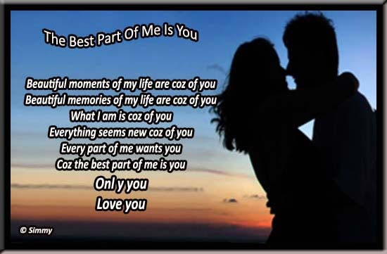 The Best Part Of Me Is You Free Madly In Love Ecards Greeting Cards 123 Greetings
