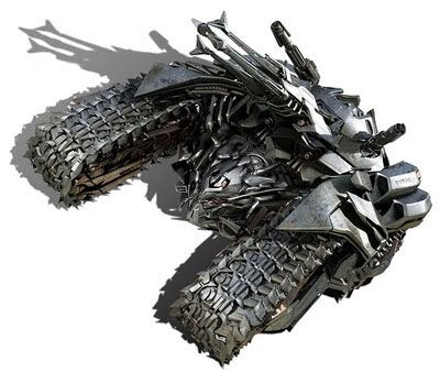 Megatron, in tank mode.