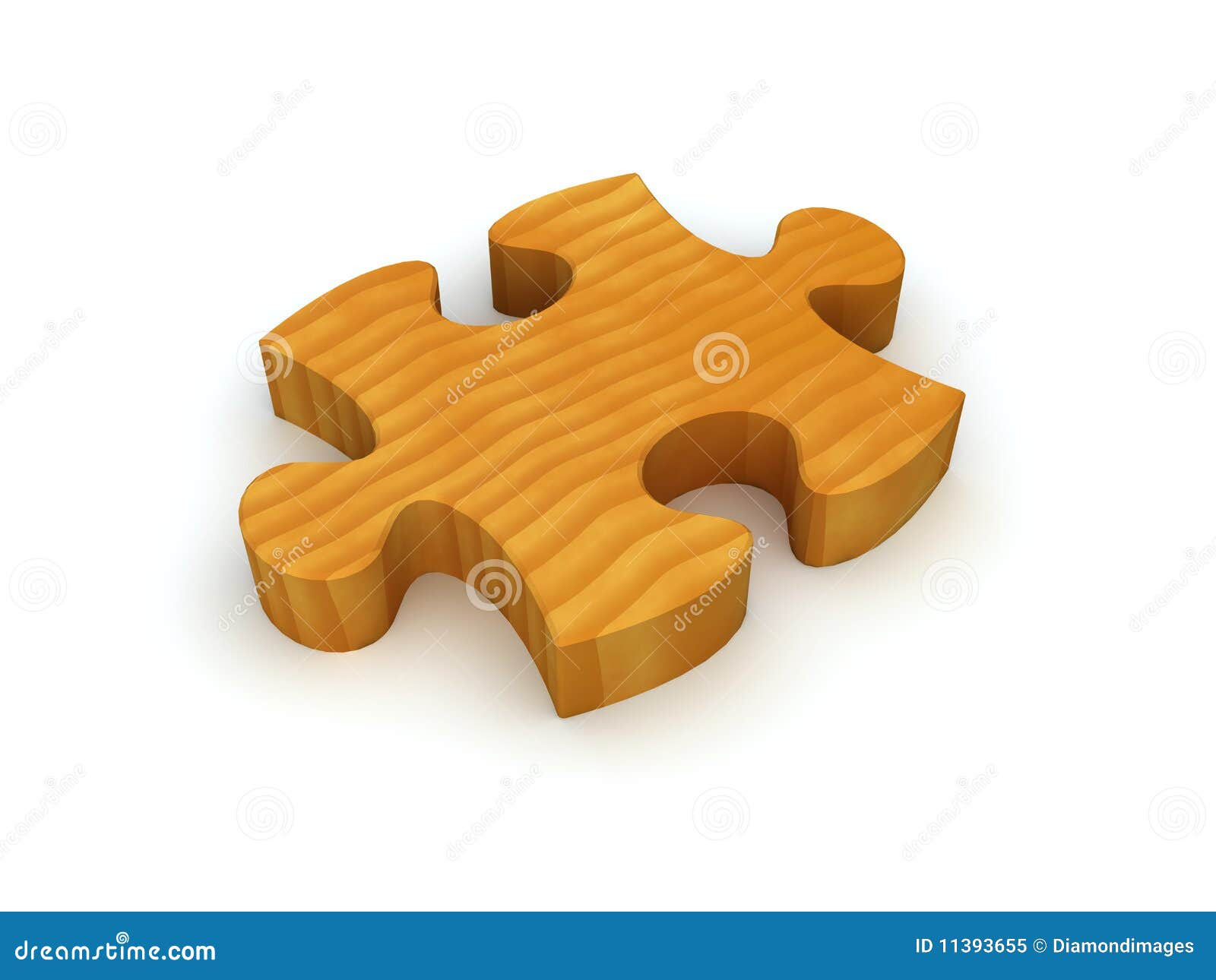 Wooden Puzzle Piece Royalty Free Stock Photo - Image: 11393655