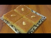 Prajitura de Griş cu iaurt si nuca de cocos super buna - Homemade - Basbousa - Ravani cake