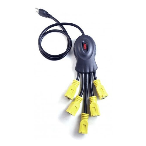 new year Stanley 31500 5 Grounded Outlets YellowB007X5RERW