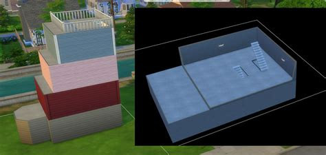 sims  building stairs  basements