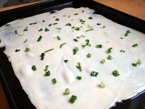 Rolled out dough