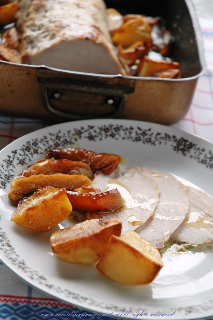 Vino,patate e mele rosse