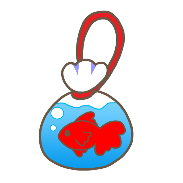 金魚のイラスト かわいいフリー素材が無料のイラストレイン