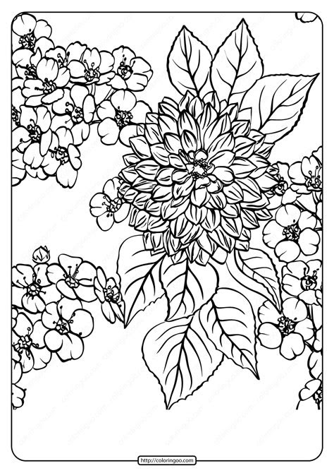 Perfect for fun coloring page activity,. free printable flower pattern coloring page 09 in 2020 pattern