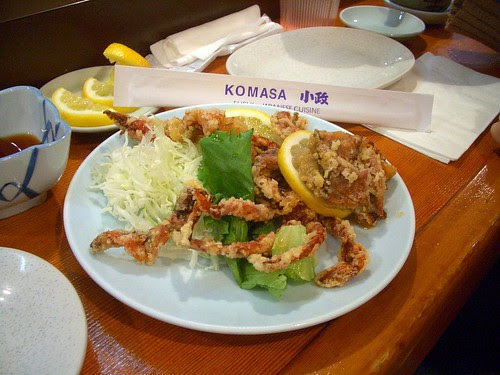 Komasa fried softshell crab