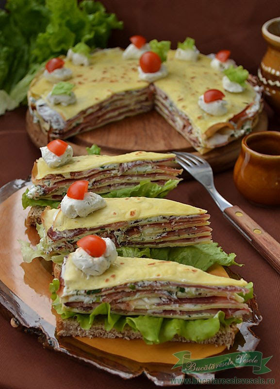 Tort De Clatite Picant Bucataresele Vesele