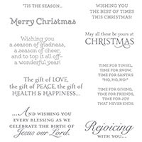 Versatile Christmas Clear-Mount Stamp Set