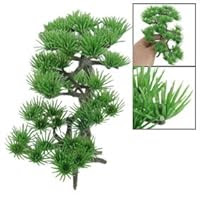 Como Aquascaping Artificial Green Plastic Pine Tree Decoration for Aquarium