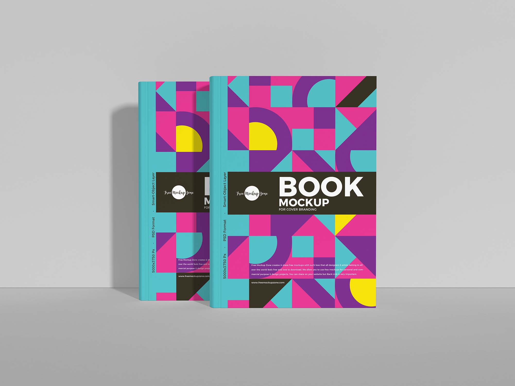Free Book Mockup for Cover Branding (PSD)